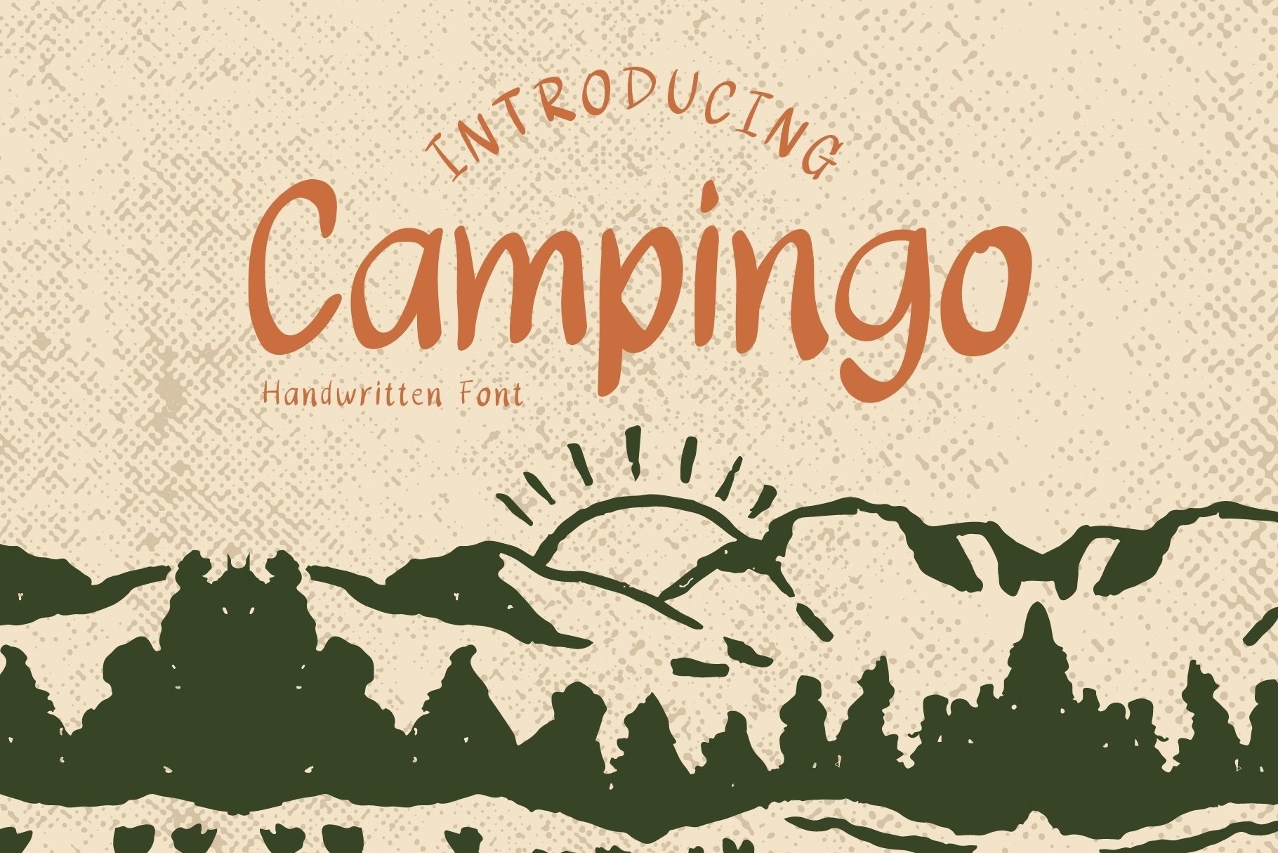 Campingo Font preview
